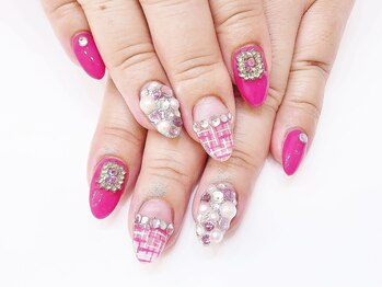 ネイルコレクション ピンク(Nail Collection Pink)/ジェル定額￥9990☆ツイード