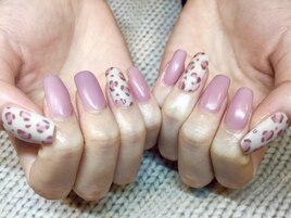 【パラジェル】レオパードネイル