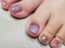 ケー フレーバー ネイル(K flavor nail)/フットネイル　ニュアンスネイル