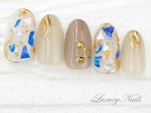 ラグジュアリーネイルズ オオミヤ(Luxury Nails Omiya)/敷き詰め*シェルネイル