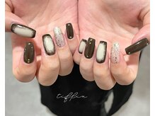 ネイルサロン ティフィン(tiffin)/～ブラウン囲みネイル～