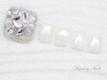 *LuxuryNails*こだわりフットジェル☆デザイン＋整爪ケア＋フットバス付¥8500