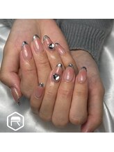 レディスペネイル ノマエ 名駅店(Redispe nail nomae)/ガラスフレンチ