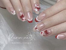 ルリン(Rurin)/赤ネイルデザイン／クリスマス