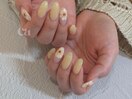 フラワーニュアンスネイル