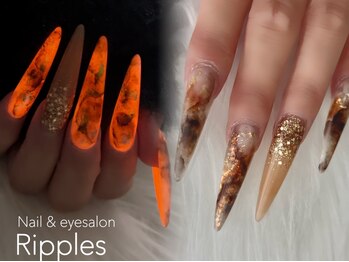 リプルス(Ripples)の写真/【芸術級の美フォルム形成】爪のお悩み解消☆高技術長さ出しで縦長美爪が叶う☆オーダーチップ取り扱い◎