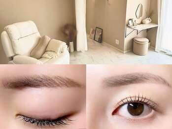 アモ 薬院 高砂(amo)の写真/【期間限定クーポンで体験◎】まつ毛パーマは長持ちでカールキープ力◎眉アイブロウも同時施術可能で人気♪