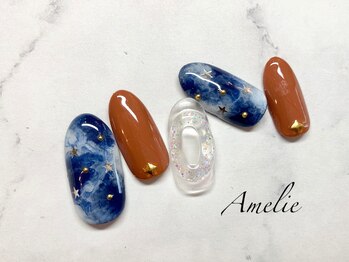 アメリ(Amelie)/タイダイ/ワンカラー/マーブル