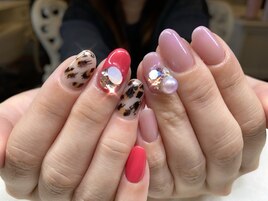 チグハグ×レオパード