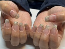 ニキネイル(niki nail)/ラメグラデーション　¥5500