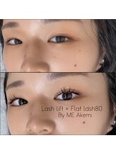 アイラッシュサロン ミー(ME)/パーマ×フラットラッシュ80本