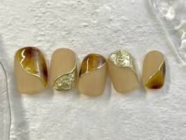 べっ甲ネイル【¥8800】