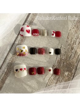 ネイラックス(Nailax)/バレンタインネイル