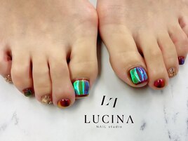 c-341 うるうるボルドーネイル