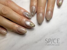 スパイス ネイルズ アンド スパ 玉川高島屋SC店(SPICE NAILS&SPA)の雰囲気（大人気【basicコース】サンプルよりお色変更可#マグネットネイル）