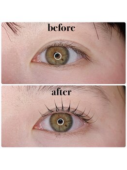 エム(M)/形状記憶まつ毛パーマ¥5,000