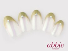 ネイルサロン アビー 宮益坂店(abbie)/オーロラフレンチ　￥11275