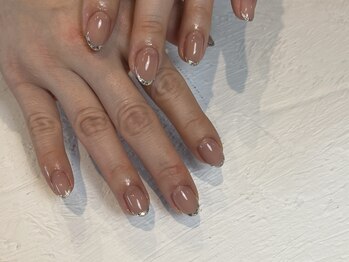 サロンドボーテネイル(salon de beaute NAIL)/【glas  french】