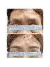 エクスクラメーションマーク(!!!)/眉毛アート