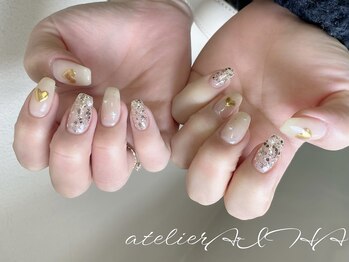 ミラーハートネイル
