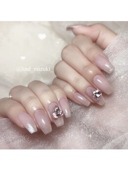 リンドネイル バイ モカ アンド ララ(Lind nail by moca and LaLa)/ラメグラデーション