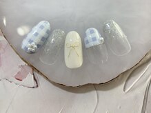ネイルソファ 木津(nail sofa)/【足立担当】ギンガムチェック