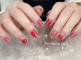 ニュアンス　いちごアートネイル