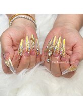 アン ジョーヌドラゴ/【自爪ネイル】キラキラパーツ