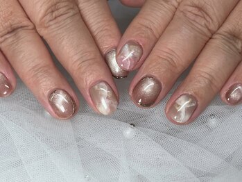 ナナネイル(7.Nail)/奥行き大理石ネイル