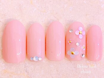 ビジュネイル(Bijou nail)/☆5980☆ホログラムフラワー