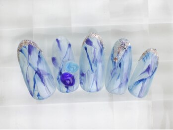 ネイルサロン あかねいろ/春夏 ニュアンス 天然石