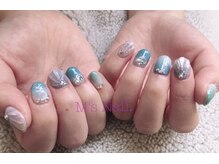 エムズネイル(M's Nail.)/人魚の鱗アート