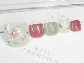 ネイルフロンティア 吉祥寺(NAIL FRONTIER)/ぷっくり桜フット8980円～