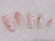 ゼル プレミアム(ZELE)/桜ネイル　トレンドB