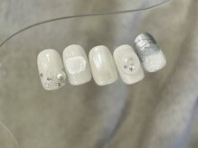ラクネイル 浦和店(raku nail)/アイボリーニュアンス