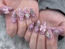 キラキラグリッターGALネイル