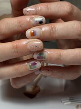 フィルネイル(fil nail)/大人ショート×ピンクデザイン