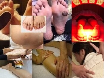 ビサンテ サロンの写真/フットケアの角質ケア,魚の目,たこ＆足爪ケア/フットジェル人気!角質育成ケア&光角質+整体で足裏～全身整う