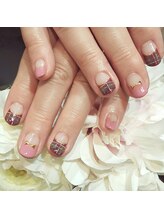ネイルサロン コットンウィード(Nail Salon COTTON WEED)/チェック柄ネイル