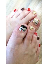 ブーケラテ(bouquet latte)/手書きアート