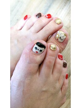 ブーケラテ(bouquet latte)/手書きアート