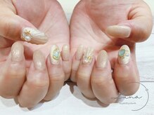 ネイルアンドまつ毛エクステ ルーナ イオン相模原店/人魚ネイル