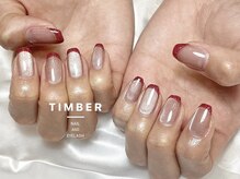 ティンバーネイルアンドアイラッシュ(Timber)/キラキラフレンチ