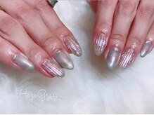ハズグラスネイル(Haze Grass nail)/バカラネイル