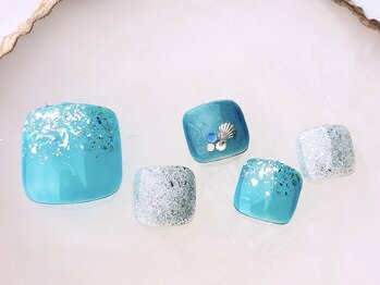 ネイルサロンフォーユー(for u)/海ネイル¥6500