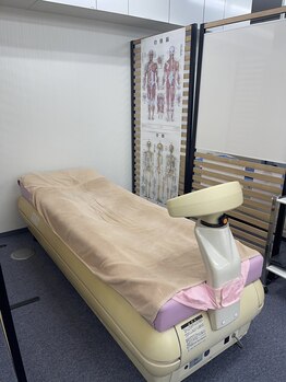 のりさだ整骨院 八幡駅前院/ローラーベッド