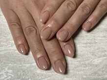 ジュリネイル(JULIE NAIL)/ピンクベージュワンカラー