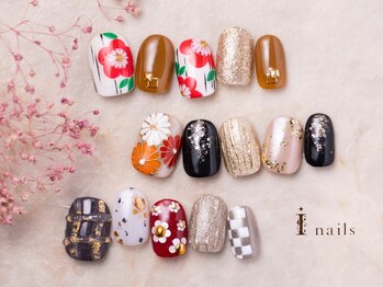 アイネイルズ 町田店(I nails)の写真/手描きアートや凝ったアートはI-nails町田店で間違いなし♪季節のデザインもお任せください☆[町田]