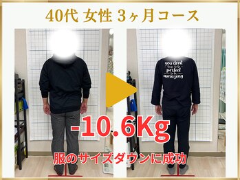 東広島あい整体院/40代ダイエット実績