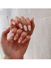 アンダーバーホワイトプラス 南海難波店(_WHITE+)/うねうねネイル